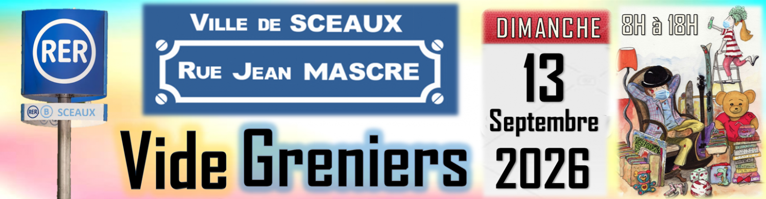 Vide Greniers rue Jean MASCRE - Dimanche 13 Septembre 2026